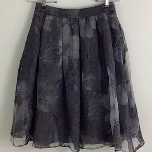 ASTR Floral Watercolor Floral Full Skirt